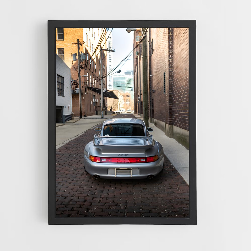 Poster Asphalt Dreams – affiche Porsche (vue 2)